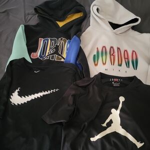 Nike Kids' Black and White Graphic Tees